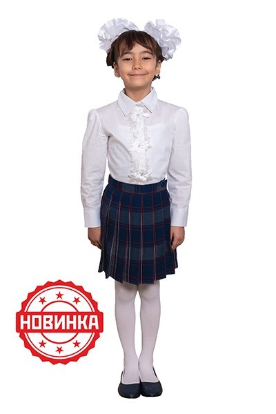 Школьная блузка ЦВЕТОЧЕК / Р4